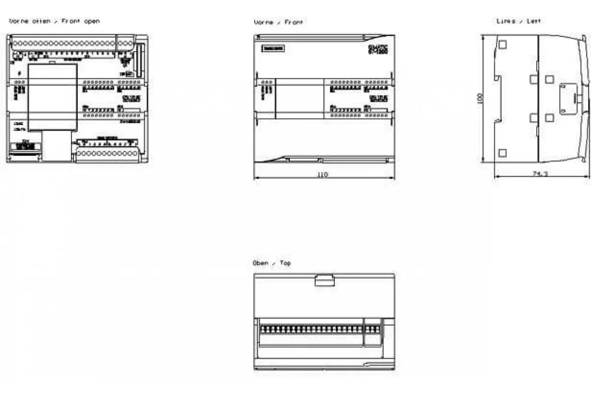 Siemens 6ES7214-1BD23-0XB8 — запасная часть SIMATIC