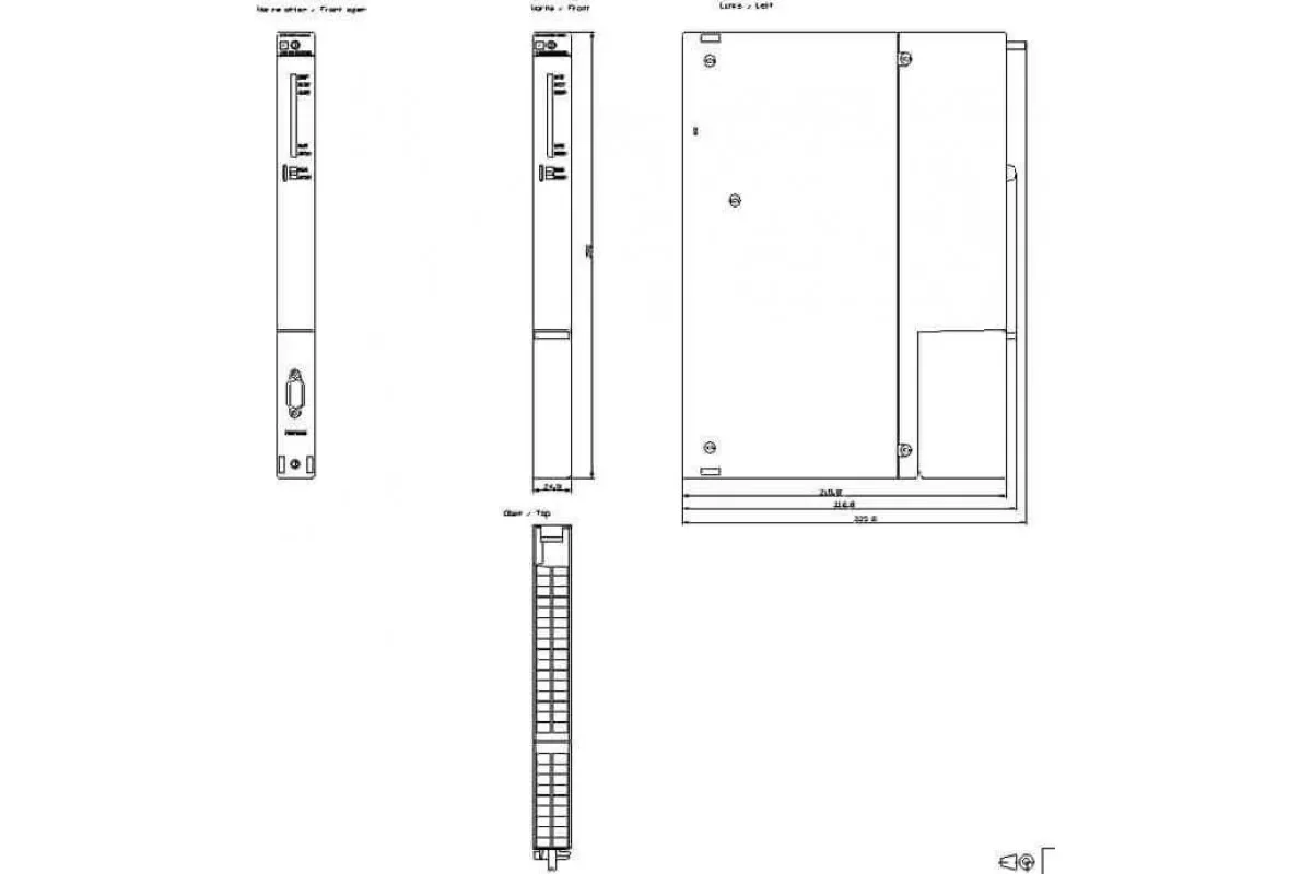 Siemens 6GK7443-1EX30-0XE1 — промышленный компонент
