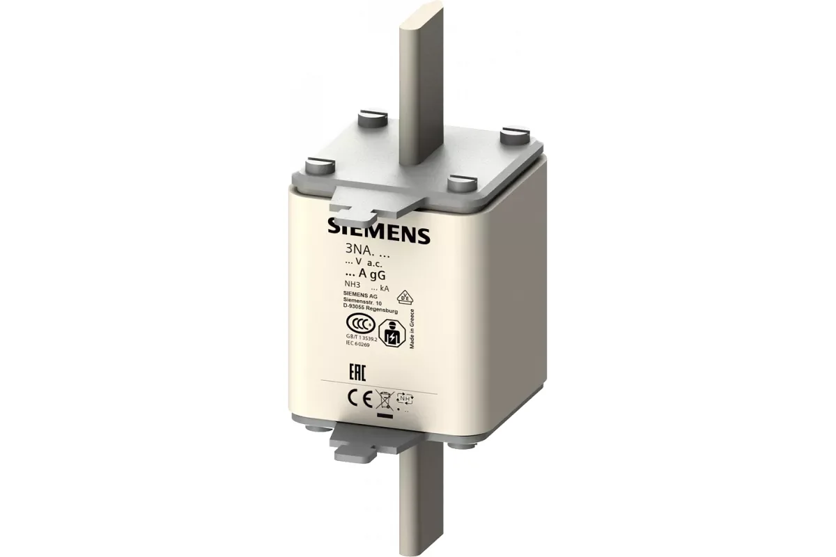 Siemens 3NA3340 — Плавкие вставки LV HRC
