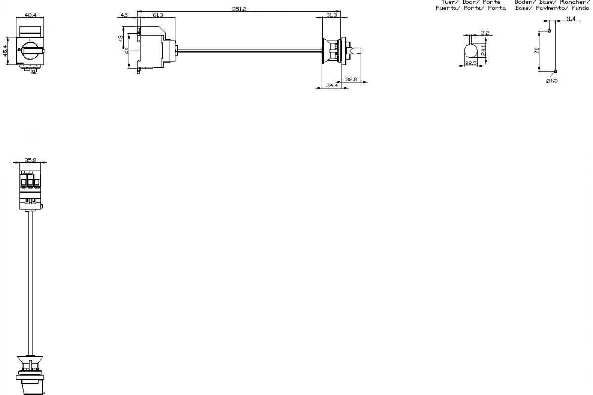 Siemens 3LD3030-1TL13 — Главный выключатель