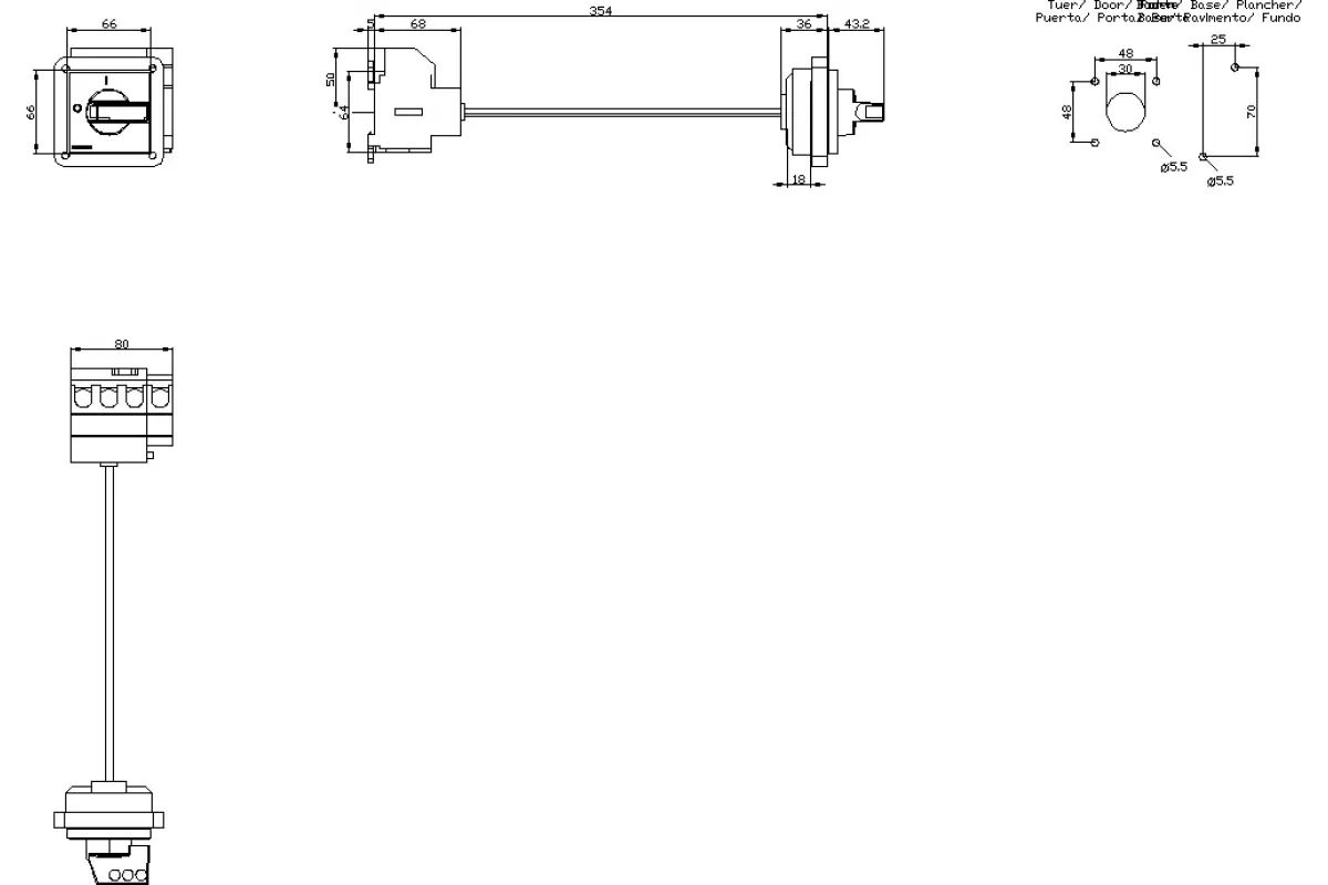 Siemens 3LD2517-1TL11 — Главный выключатель
