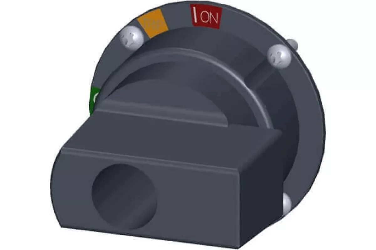 Siemens 3VA9137-0GC01 — Дополнительная рукоятка для дверных поворотных приводов стандарт принадлежность для
