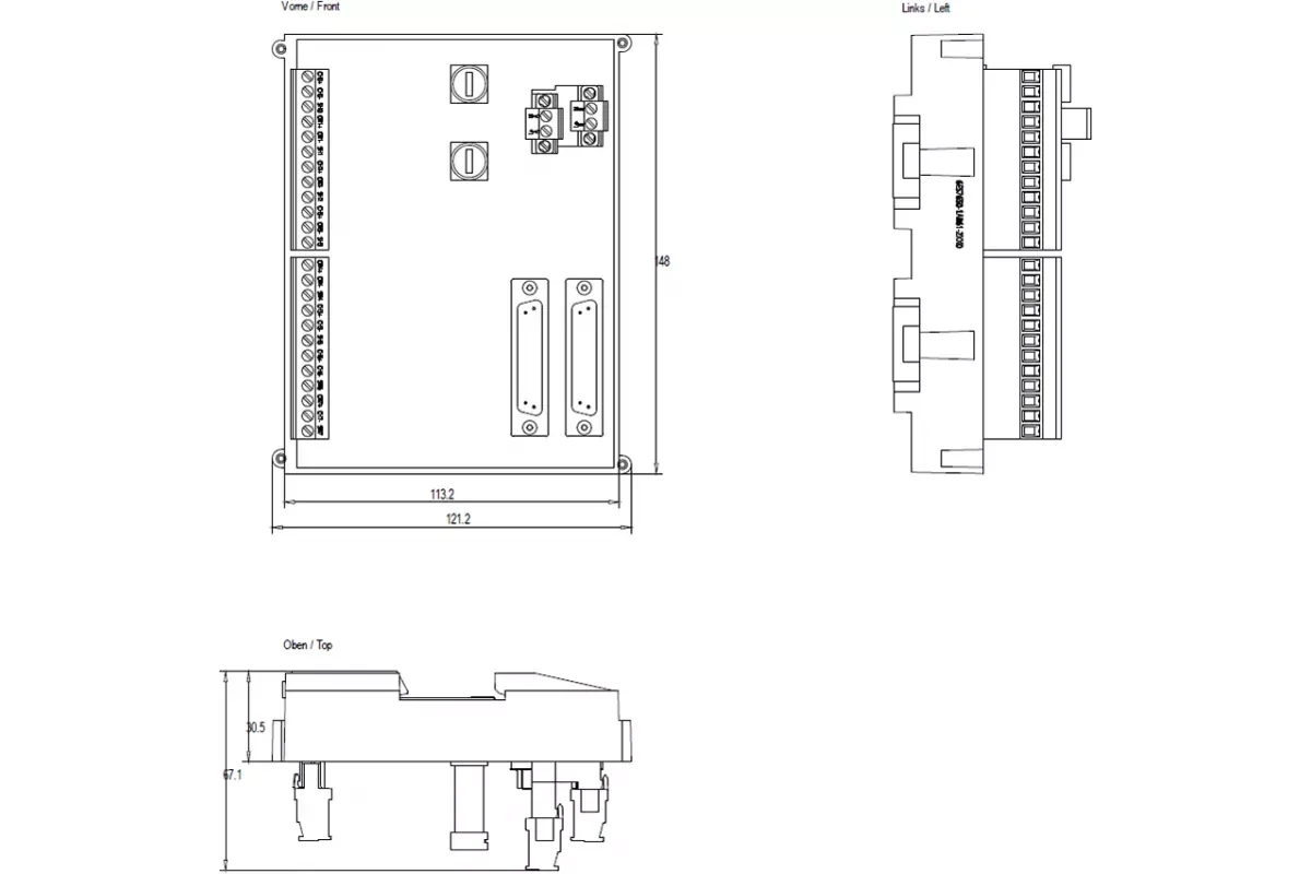 Siemens 6ES7650-1AM31-6XX0 — промышленный компонент