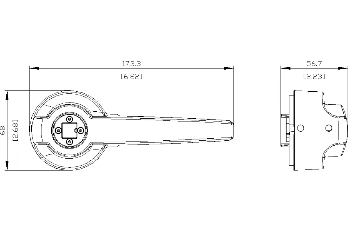 Siemens 3VA9677-0GA80 — Крепежная скоба принадлежность для