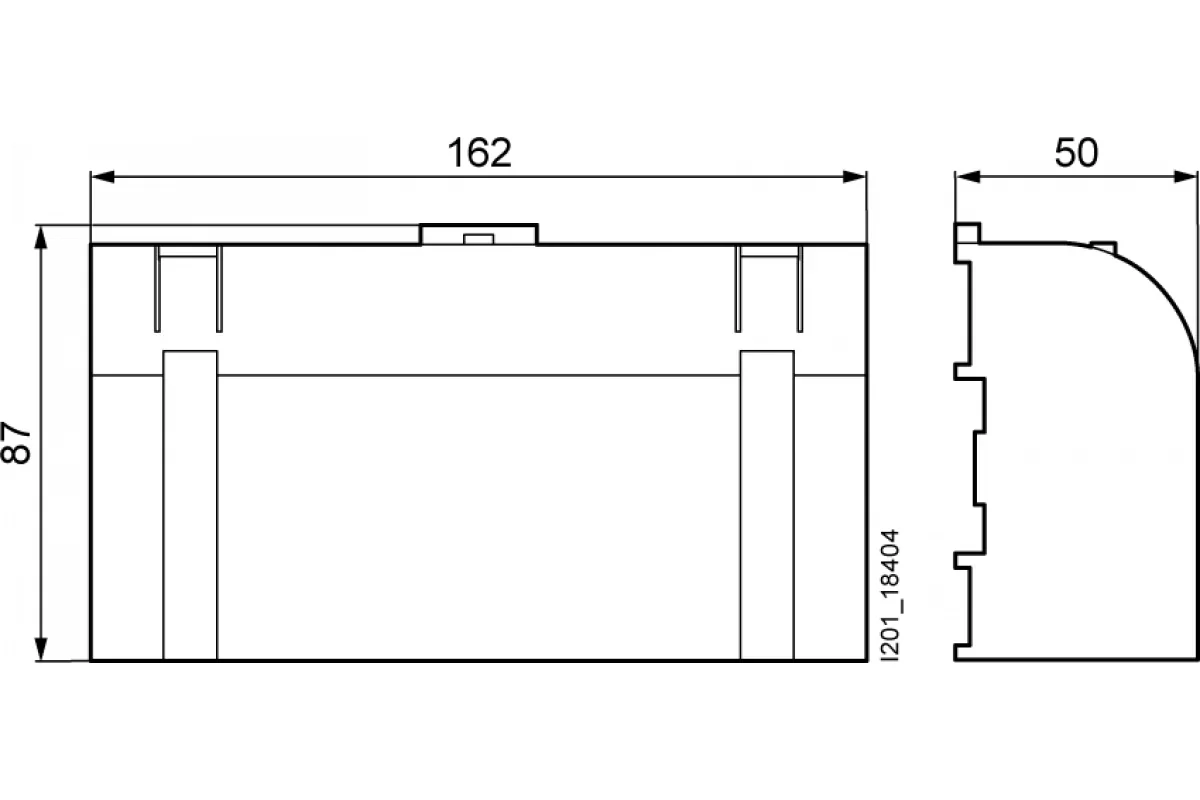 Siemens 5ST2197 — Торцевая крышка для шины вилочного типа