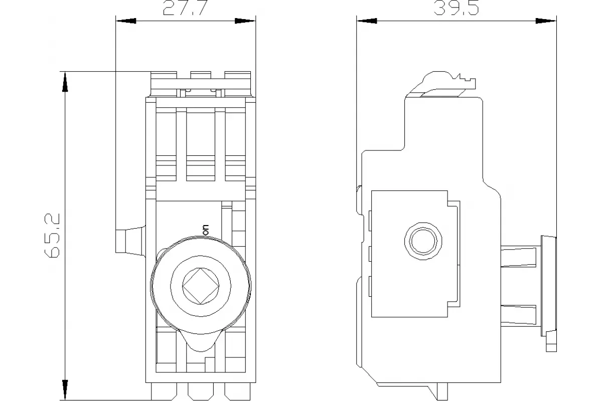 Siemens 3VA9257-0KP81 — Плунжер автоматического срабатывания принадлежность для втычных цоколей
