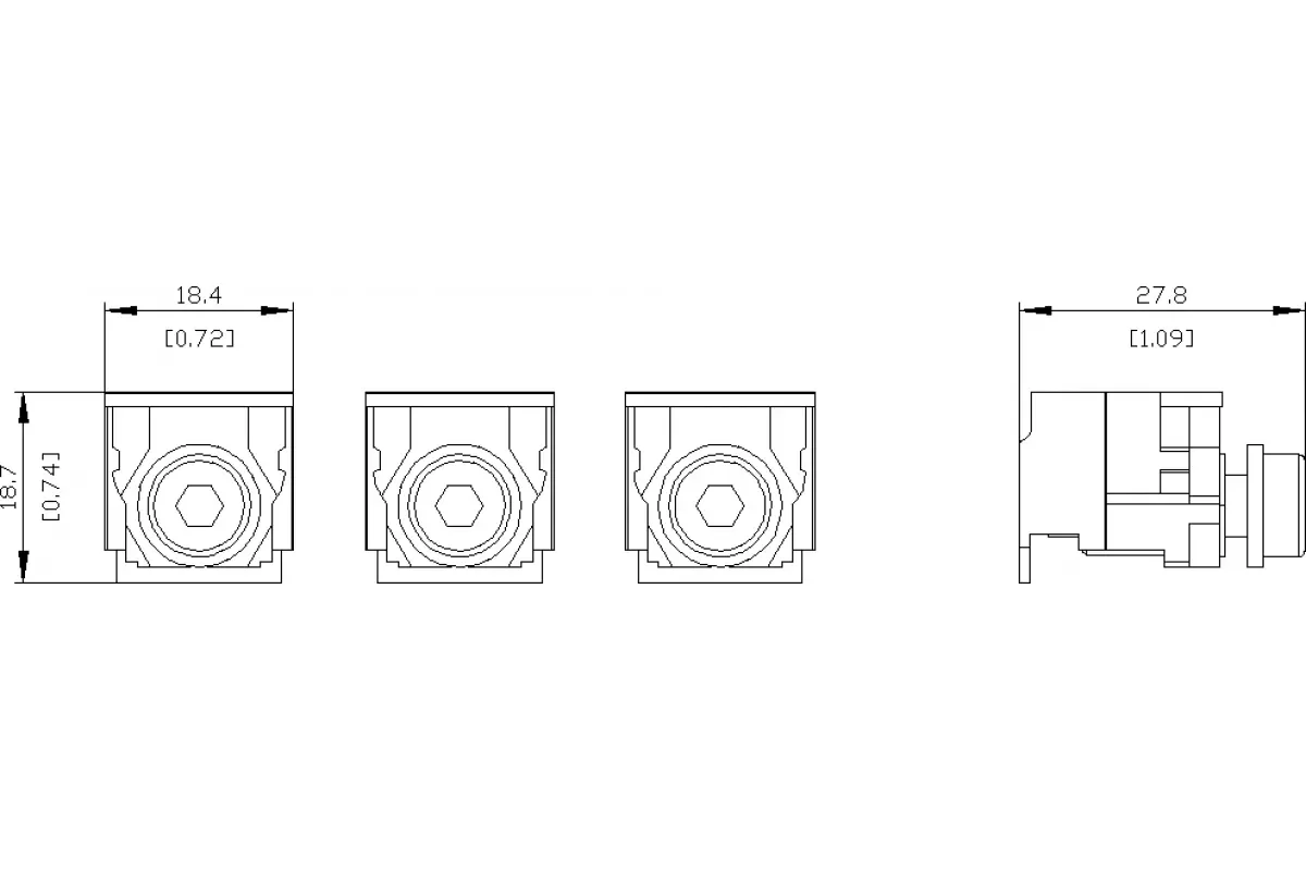 Siemens 3VA9133-0QA00 — Плоский винтовой зажим