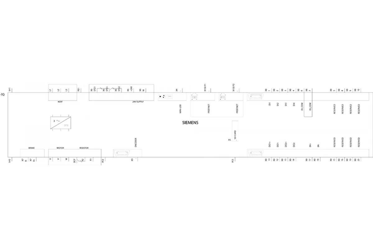 Siemens 6SL3210-5FE10-4UF0 — компонент приводной техники