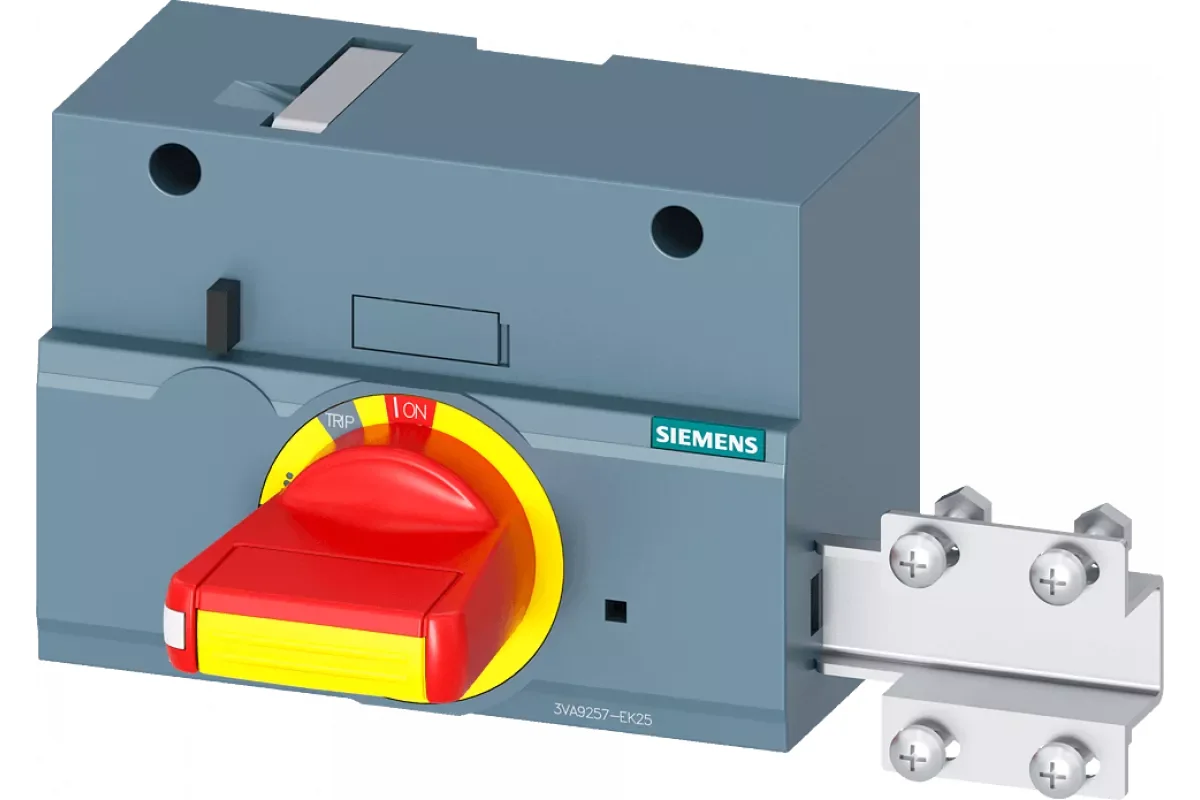 Siemens 3VA9257-0EK21 — Фронтальный поворотный привод стандарт с устройством блокировки двери мэк