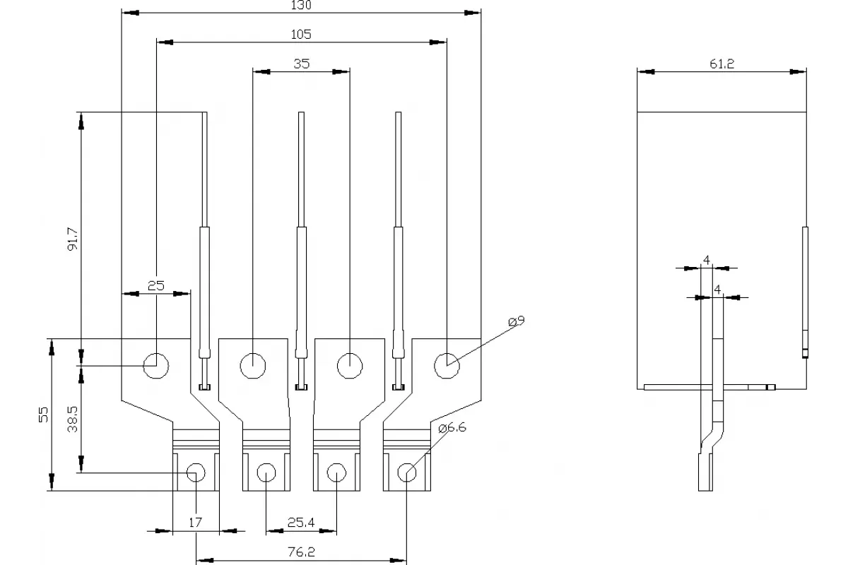 Siemens 3VA9157-0EK11 — Фронтальный поворотный привод стандарт