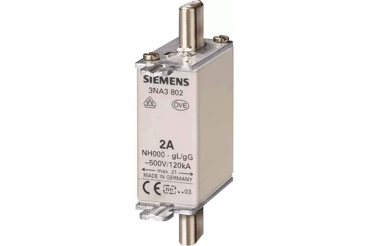 Siemens 3NA3801-6 — Плавкие вставки LV HRC