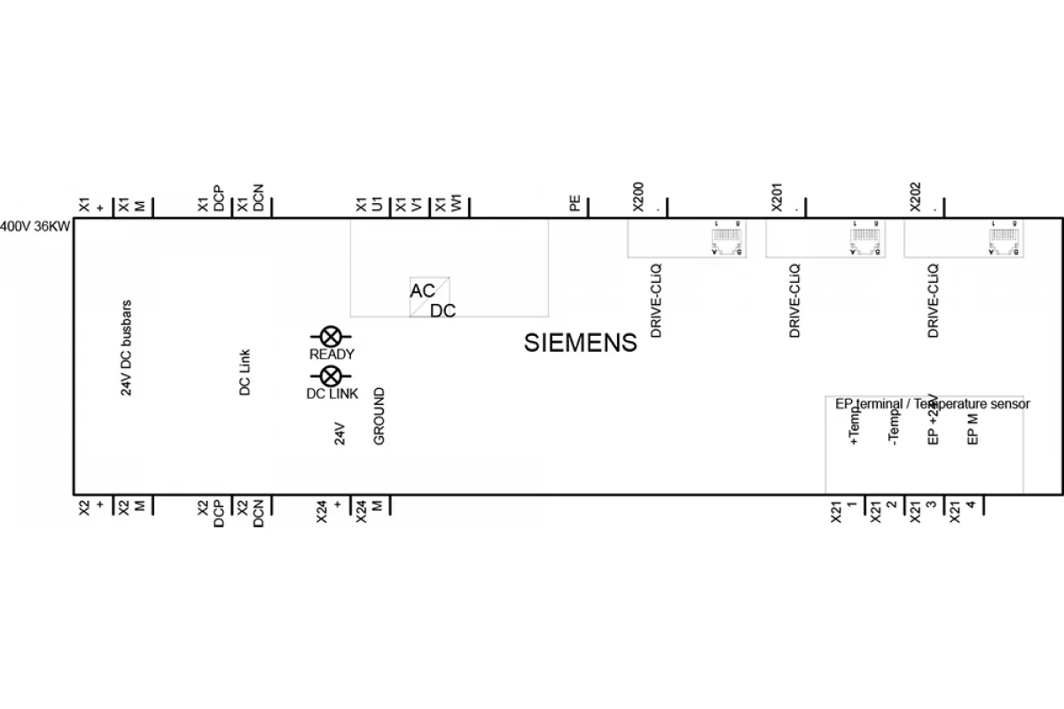 Siemens 6SL3130-1TE24-0AA0 — Базовые модули питания книжного формата