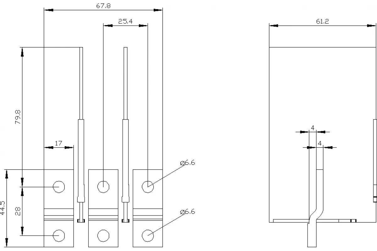 Siemens 3VA9153-0KB05 — Крышка клеммника расширен