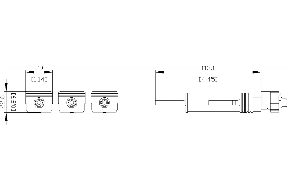 Siemens 3VA9233-0JK12 — Клемма для проводов круглого сечения cu
