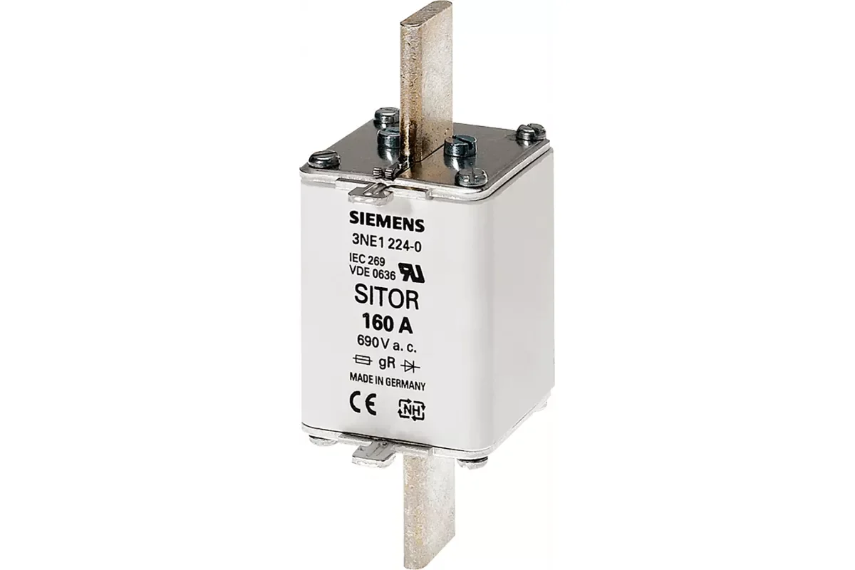 Siemens 3NE1225-4D — Фотовольтаические куммулятивные предохранители
