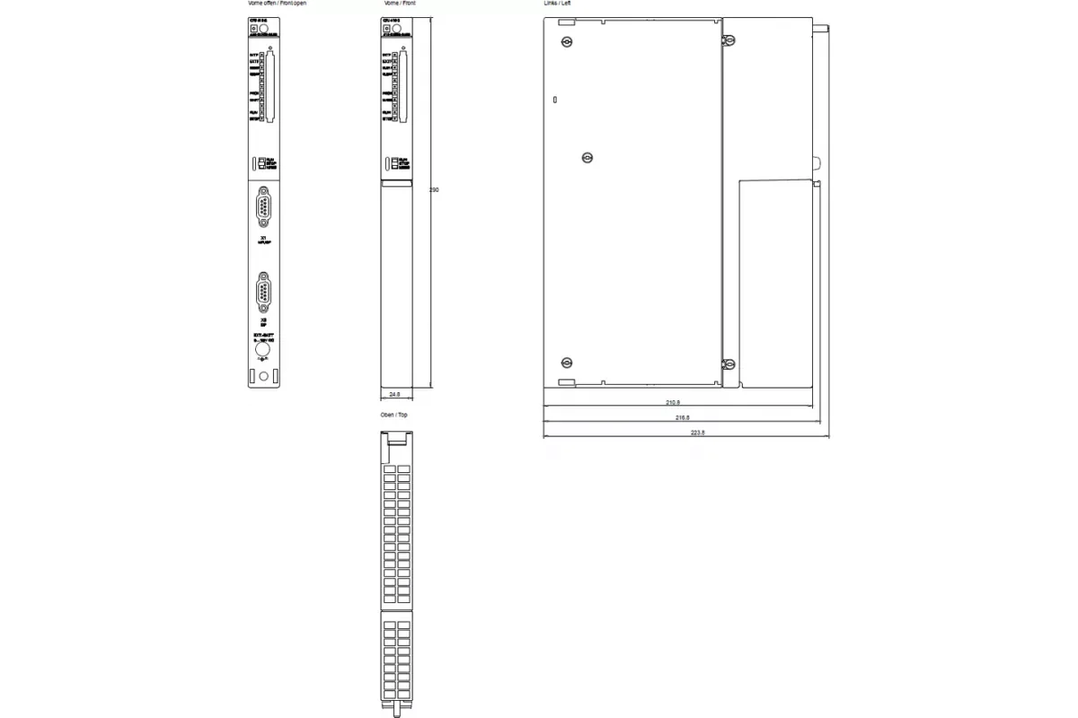 Siemens 6ES7416-3ER05-0AB0 — промышленный компонент