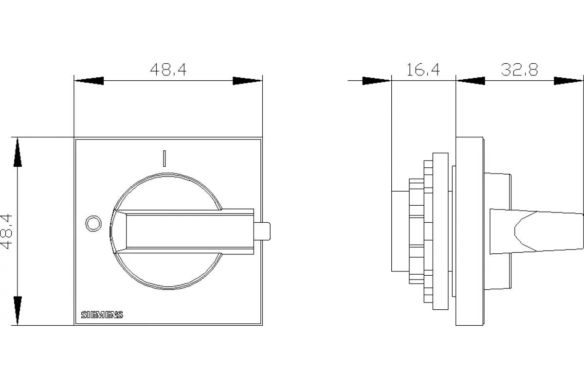Siemens 3LD9343-5CA — Дверной поворотный механизм