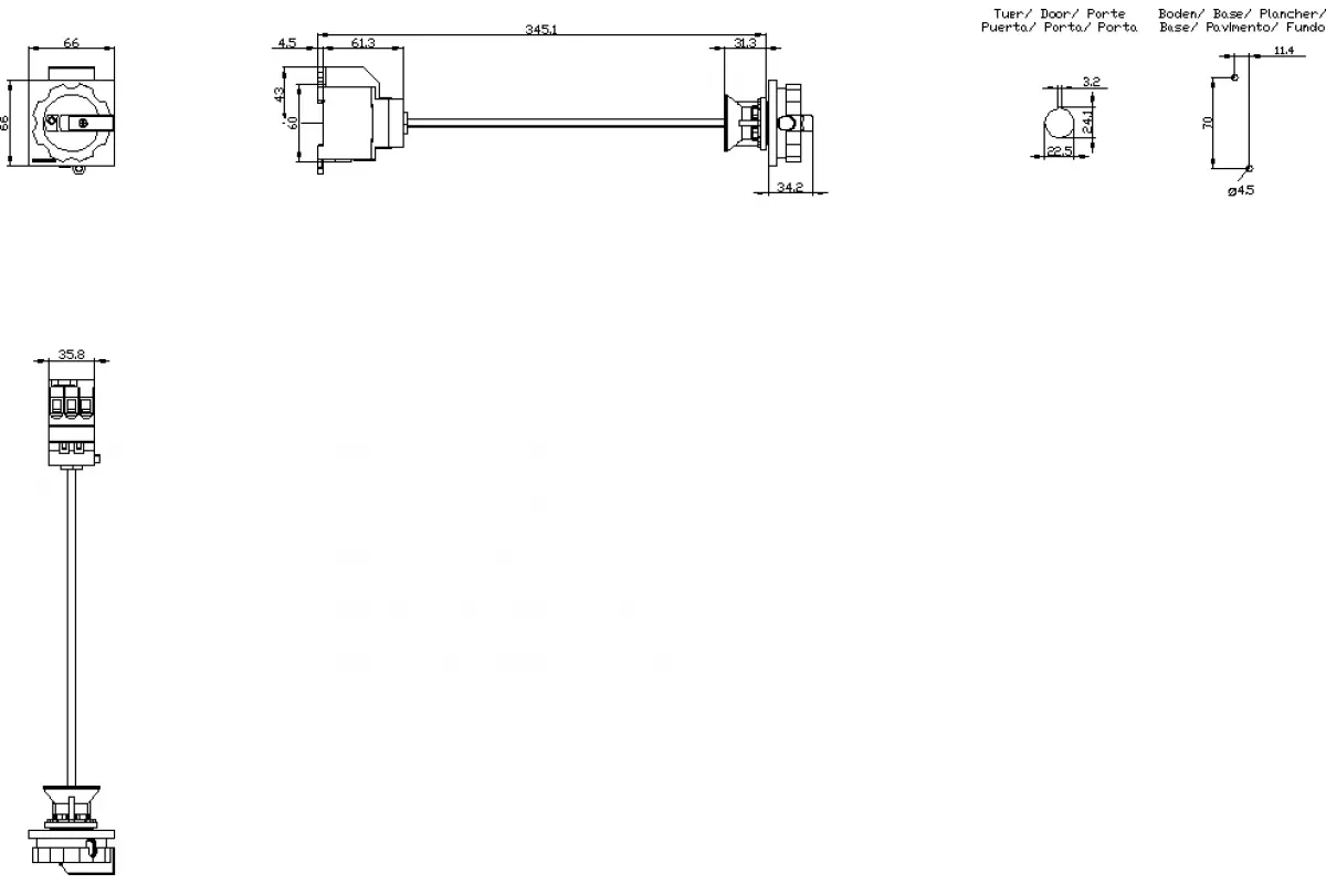 Siemens 3LD3040-1TL13 — Главный выключатель