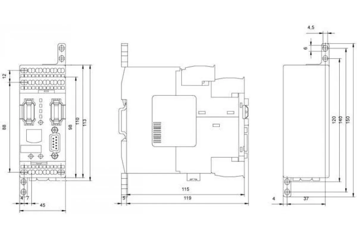 Siemens 3RK1903-3EA10 — Модуль сопряжения