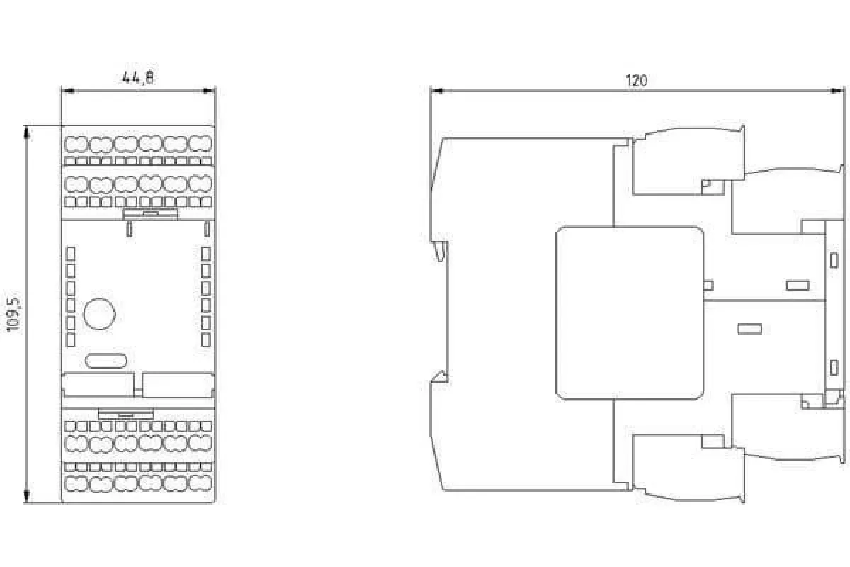 Siemens 3RK1405-1SE15-0AA2 — Модуль as-interface safe slimline