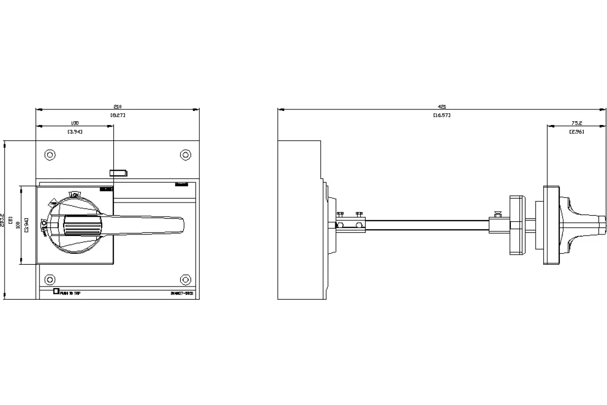 Siemens 3VA9467-0HC30 — синхронизируемый моторизованный привод SEO