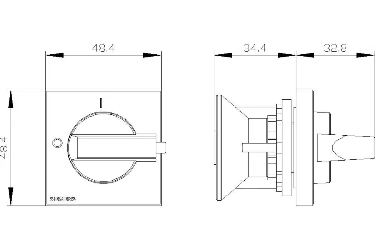 Siemens 3LD9343-4C — Селектор выключателя
