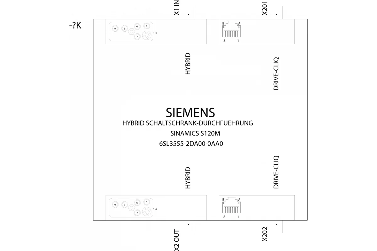 Siemens 6SL3542-6DF71-0RH2 — промышленный компонент