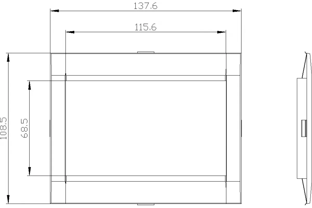 Siemens 3VA9354-0KB01 — Крышка клеммника втычн