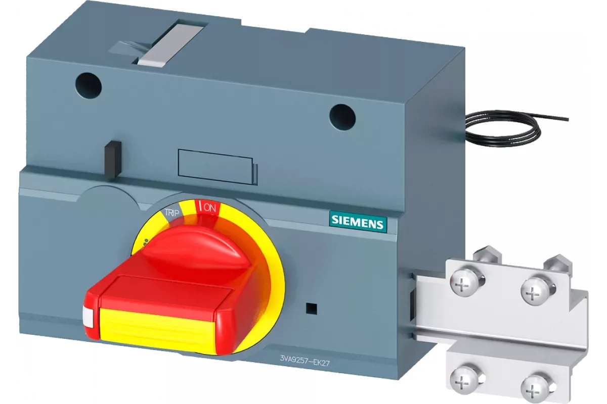 Siemens 3VA9257-0EK23 — Фронтальный поворотный привод стандарт с устройством блокировки двери мэк