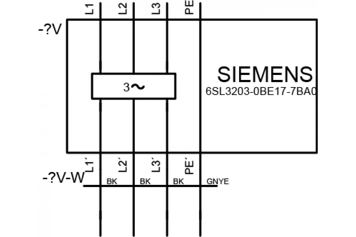 Siemens 6SL3203-0BE17-7BA0 — Сетевые фильтры