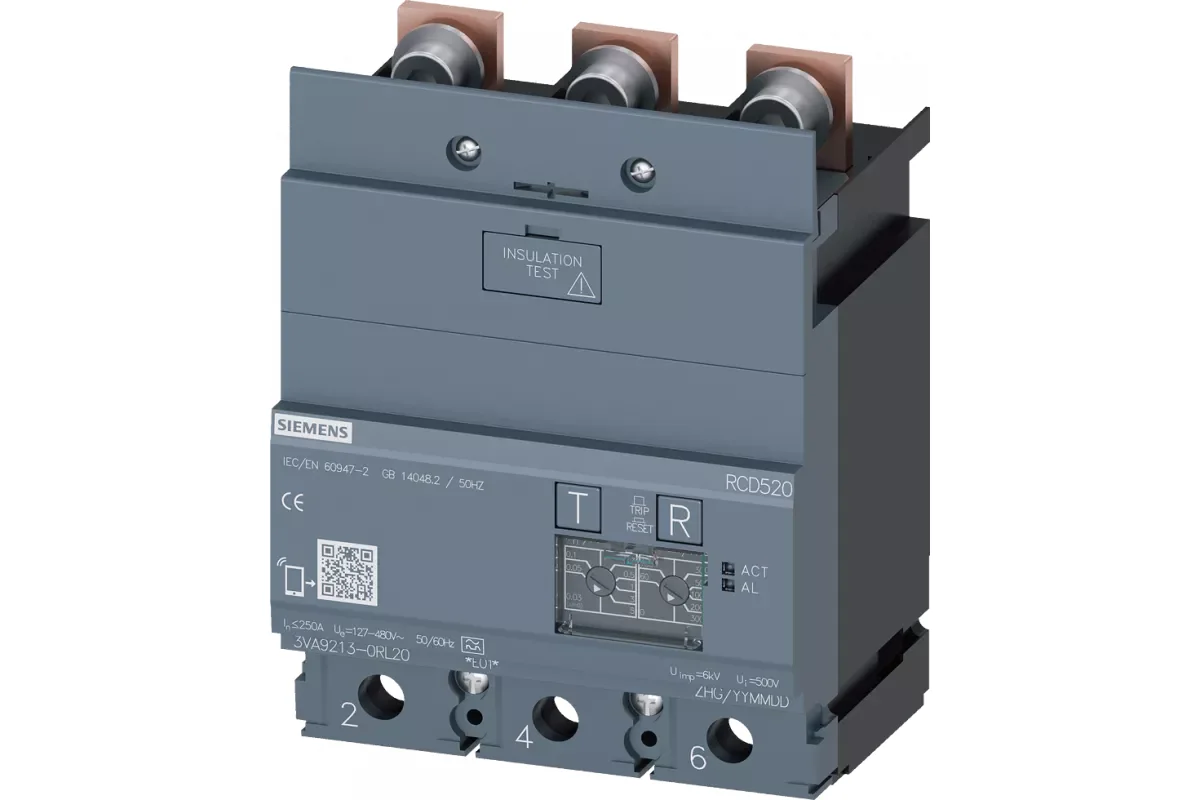 Siemens 3VA9213-0QF00 — Соединительные шпильки для тыльного присоединения