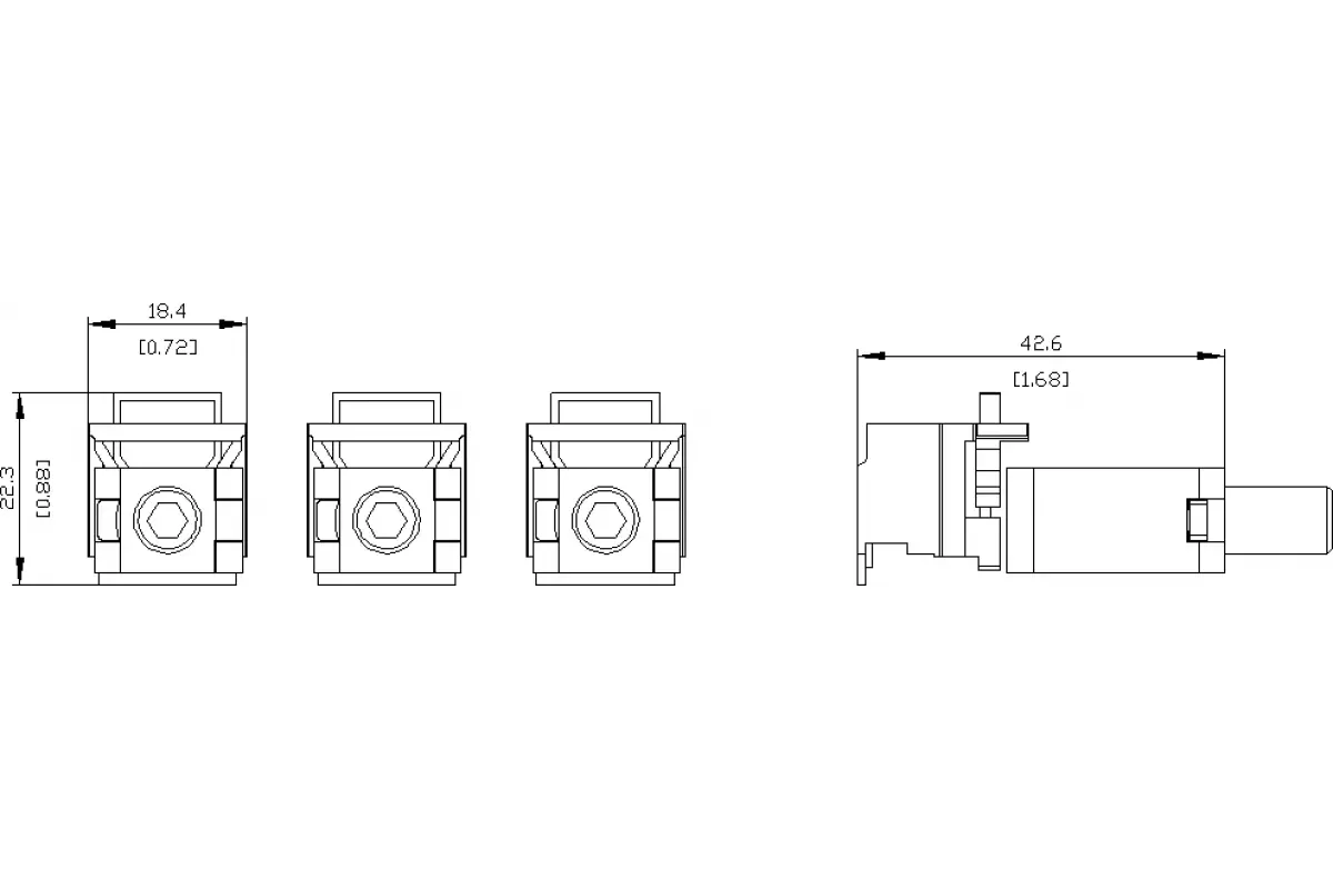 Siemens 3VA9133-0JA11 — Рамочная клемма