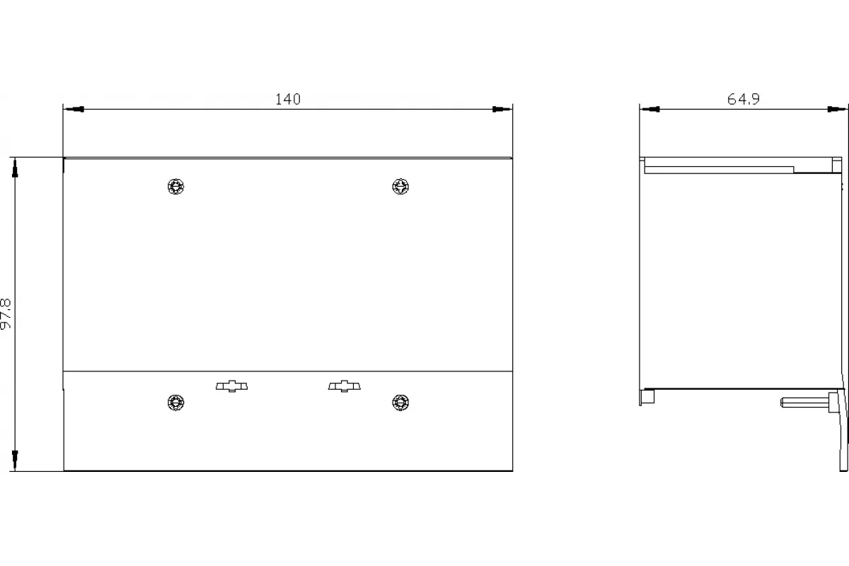 Siemens 3VA9254-0JG12 — Клемма для круглого провода с клеммой для вспомогательного провода