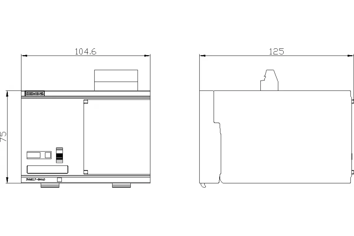 Siemens 3VA9257-0HA20 — Моторный привод