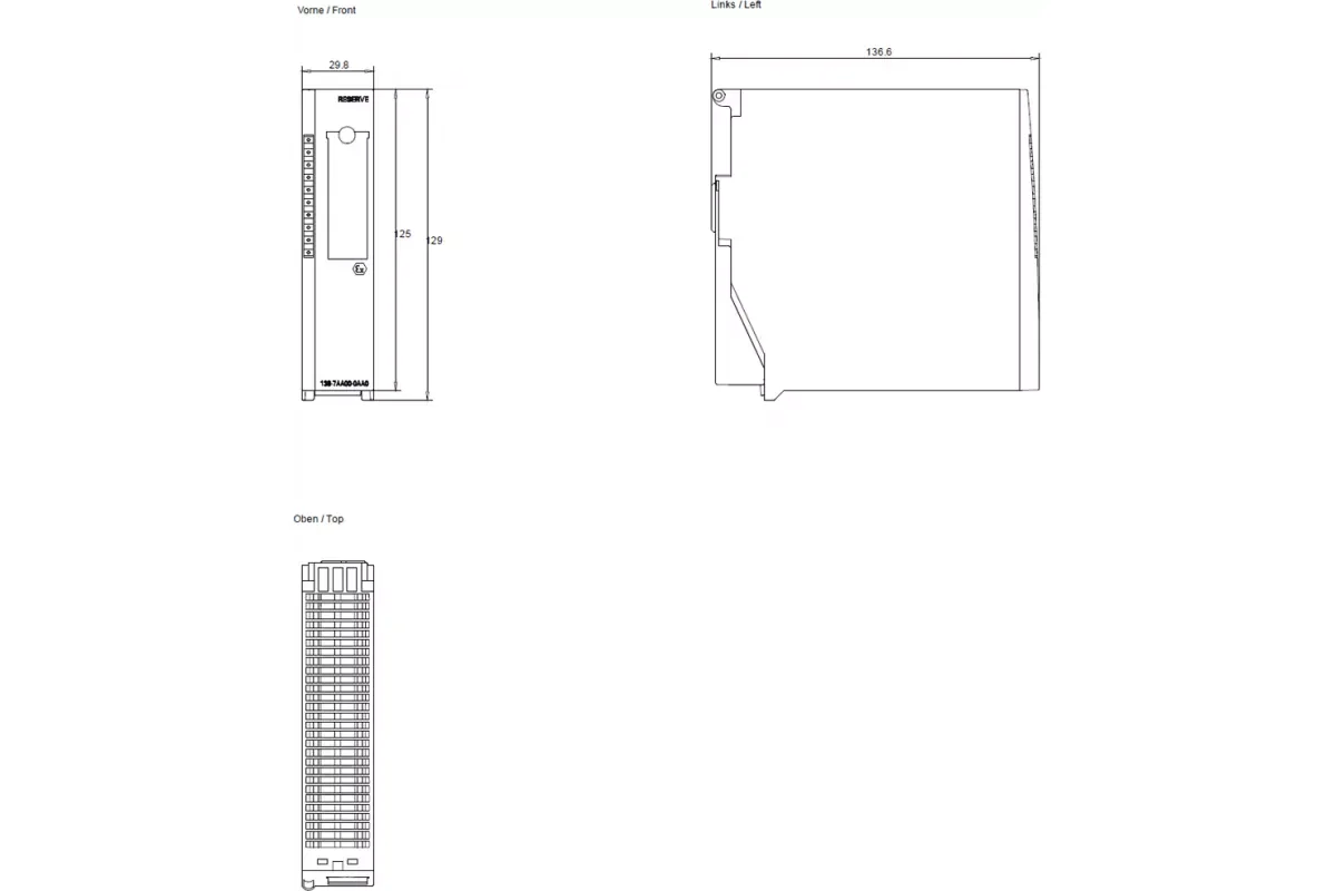 Siemens 6ES7138-4CA01-1AA0 — промышленный компонент