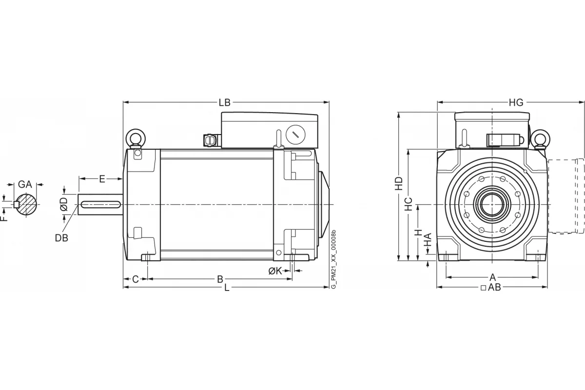Siemens 1PH8137-1US02-1LA1 — 1PH8 для SINAMICS S120 для станочного применения