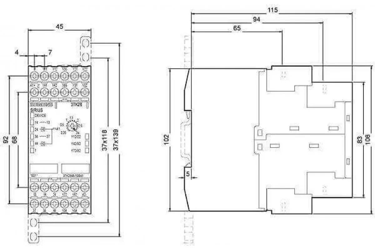 Siemens 3TK2845-1HB41 — РЕЛЕ БЕЗОПАСНОСТИ SIRIUS WITH REL