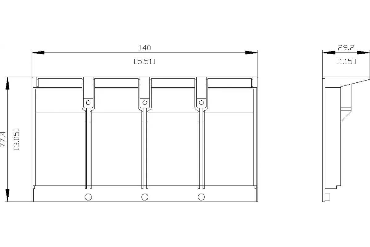 Siemens 3VA9271-0WJ40 — Изолирующая панель