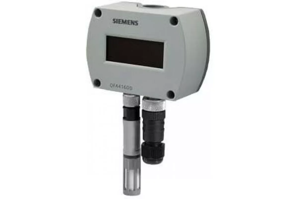 Siemens BPZ:QAA25 — Комнатный модуль с датчиком температуры и задатчиком уставки