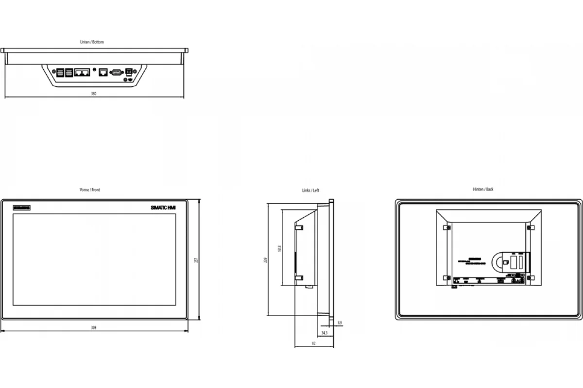 Siemens 6AV2128-3MB06-0AX0 — промышленный компонент