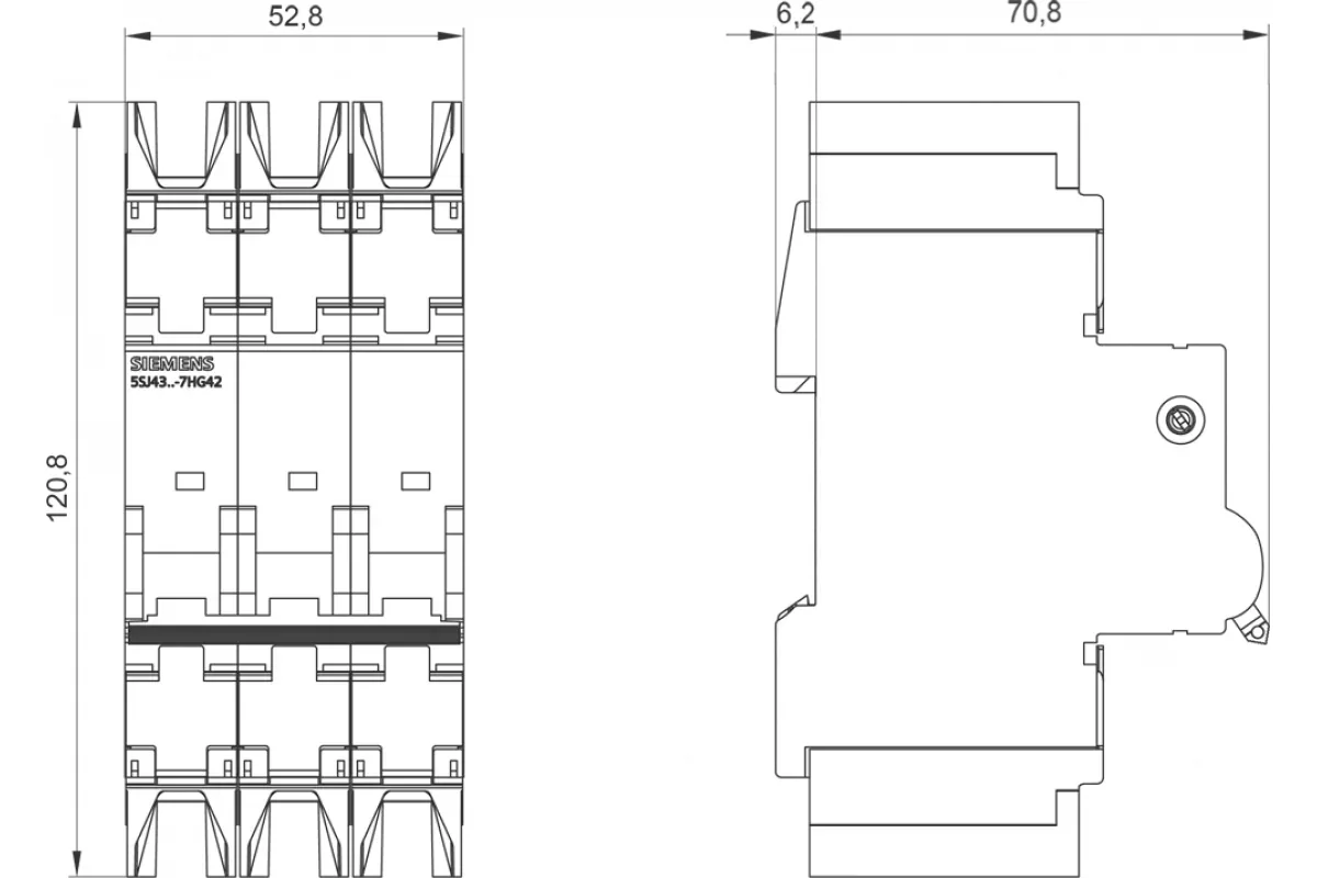 Siemens 5SJ4213-7HG42 — компонент энергетического оборудования
