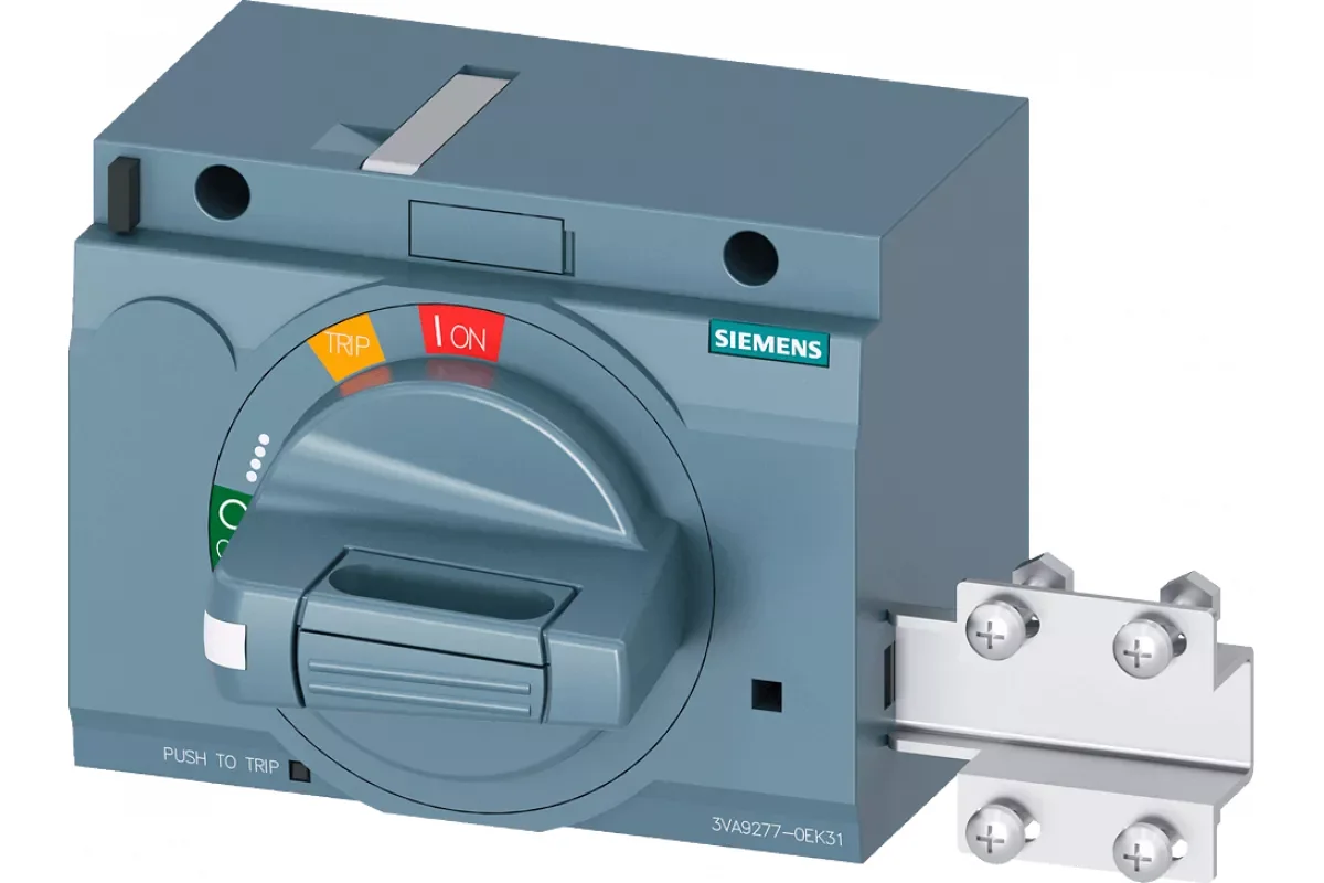 Siemens 3VA9277-0EK27 — Фронтальный поворотный привод для аварийного отключения с устройством блокировки двери