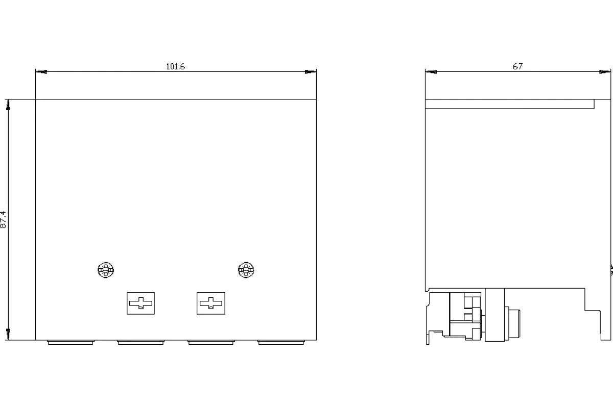 Siemens 3VA9154-0JA11 — Рамочный зажим