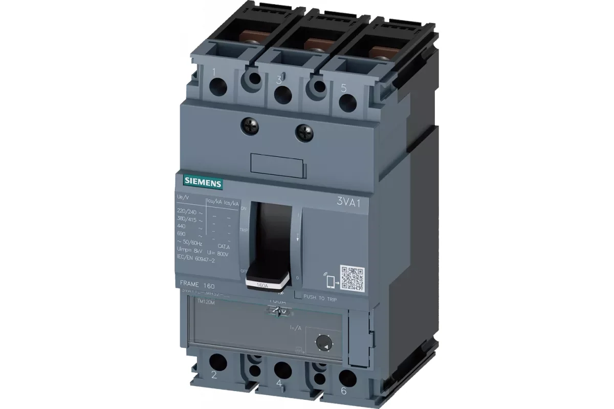 Siemens 3VA1112-6MH32-0CH0 — Выключатель в литом корпусе