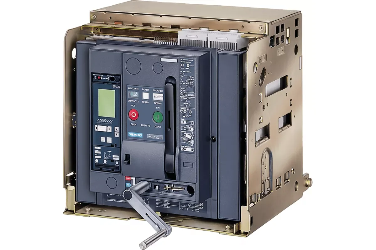 Siemens 3WL1225-3FB36-4GG4-Z F02+F05+S07 — Воздушный выключатель выкатной с корзиной