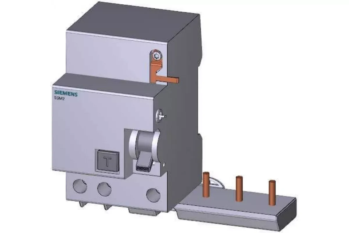 Siemens 5SM2625-2 — ДИФФЕРЕНЦИАЛЬНЫЙ БЛОК ДЛЯ АВТОМАТИЧЕСКОГО ВЫКЛЮЧАТЕЛЯ ТИП=АС Iном