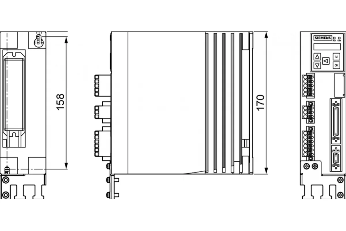 Siemens 6SL3210-5CC17-0UA0 — промышленный компонент