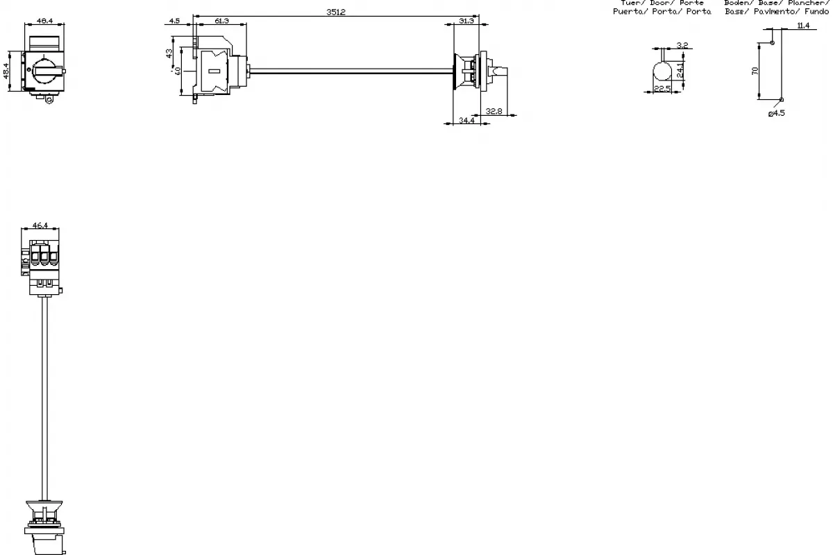 Siemens 3LD3040-0TL13 — Главный выключатель