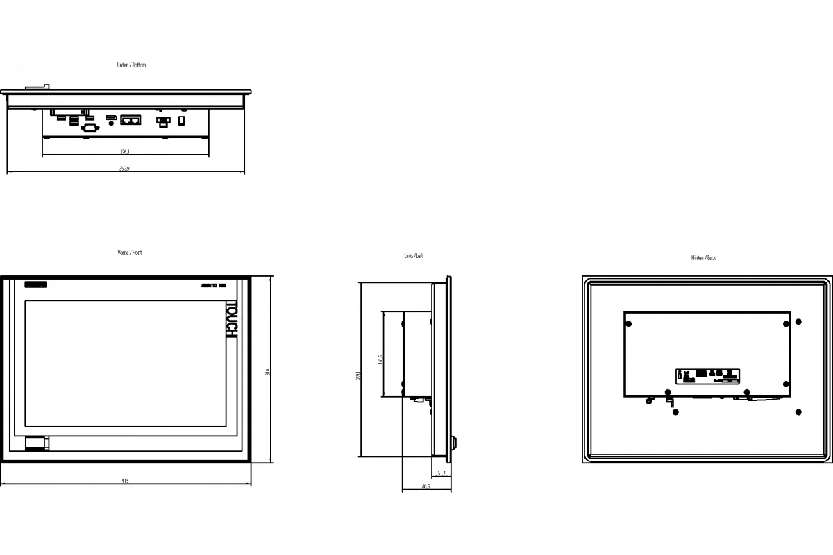 Siemens 6AV7884-0AE20-6DA0 — промышленный компонент