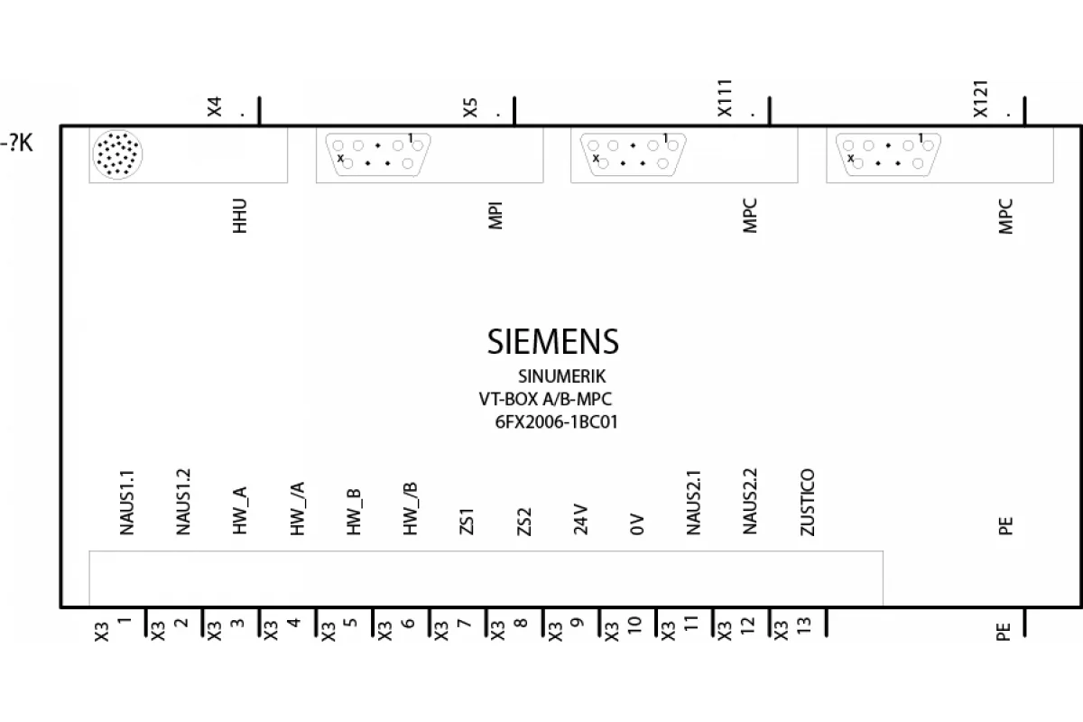 Siemens 6FX2007-1AB03 — промышленный компонент